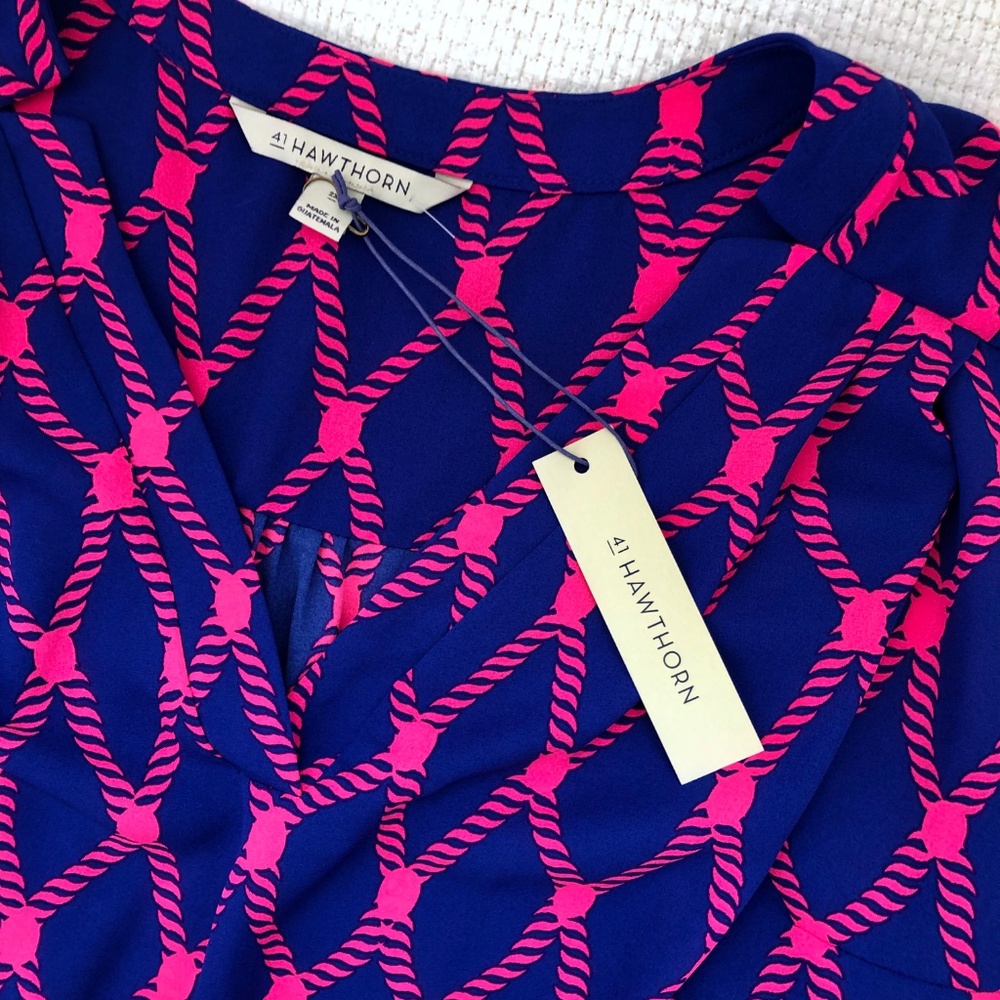 STITCH FIX 41Hawthorn Shalley Split Neck Blouse - Picture 3 of 7